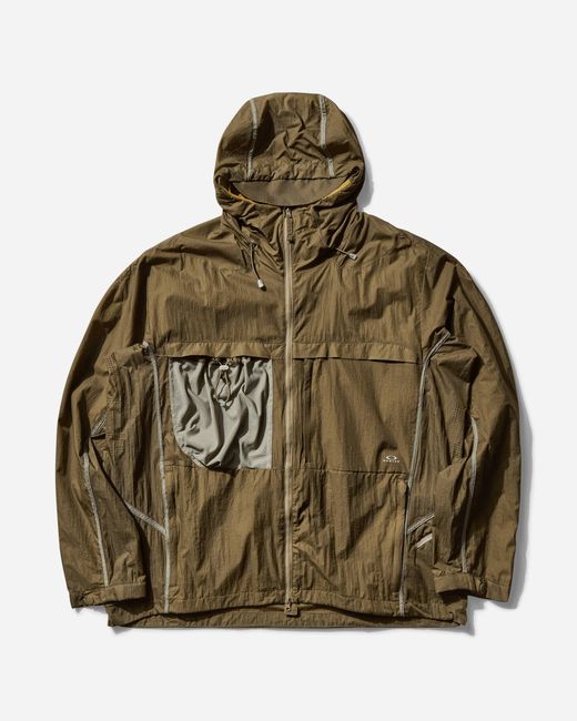Oakley Green Men S Latitude Flight Wind Jacket Army for men