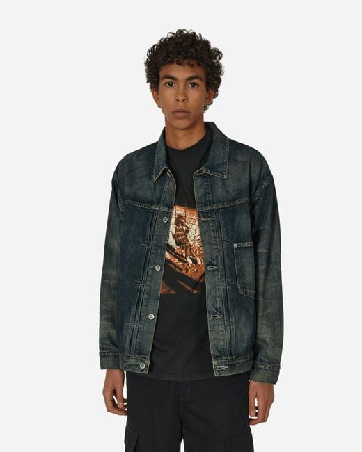 Neighborhood Blue Savage Denim Type-1 Jacket Indigo for men