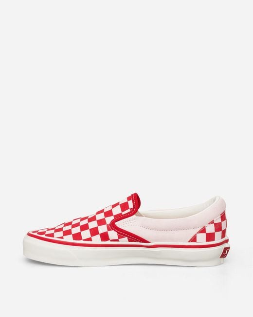 Vans Red Classic Slip-on Reissue 98 Sneakers Racing for men
