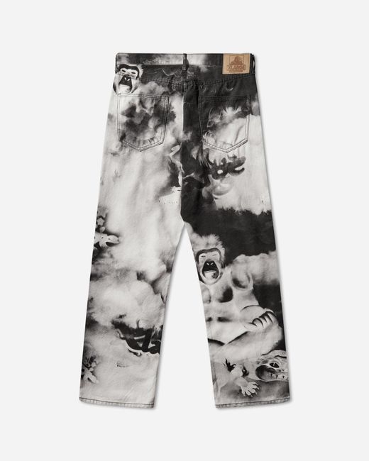 Xlarge Gray Men S Meditation All Over Print Pants for men