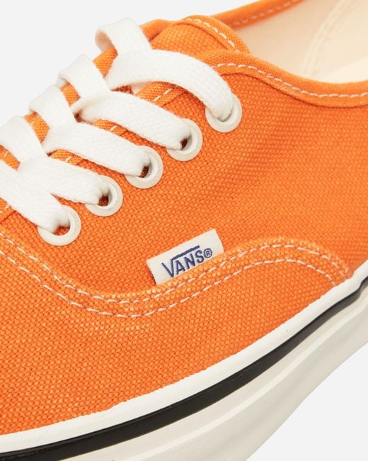 Vans Orange Premium Authentic 44 Sneakers Citrus Burst for men
