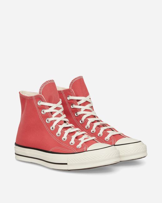 Converse Red Chuck 70 Hi Vintage Canvas Sneakers for men
