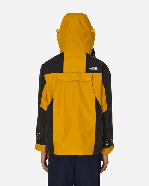 The North Face Orange Gore-tex Multi-pocket Jacket Black / Simmit Gold for men
