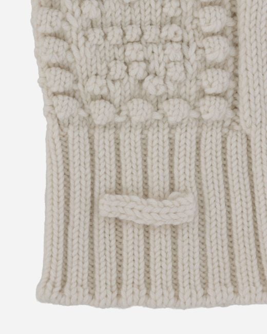 Jean Paul Gaultier White Je T Aime Gloves Cream
