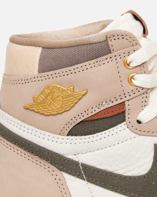 Nike Natural S Air Jordan 1 High Og Sneakers Khaki Sail