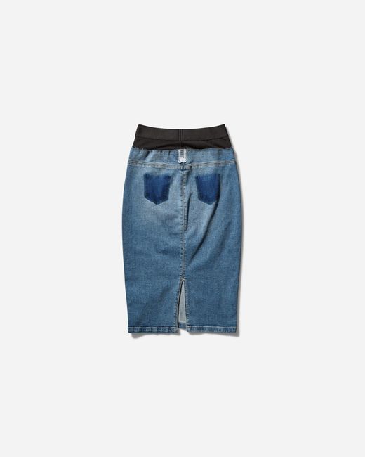 PROTOTYPES Blue Women S Waistband Denim Pencil Skirt