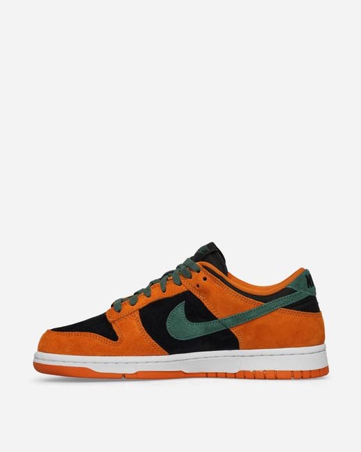 Nike Orange Dunk Low Sneakers Ceramic for men