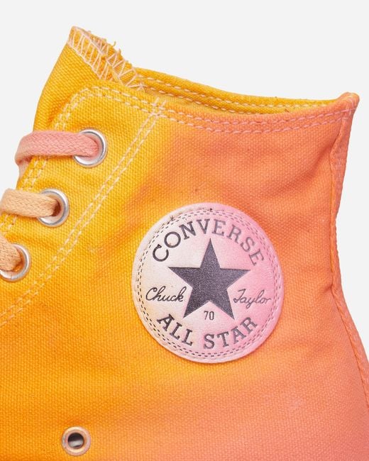 Converse Orange Chuck 70 Color Fest Sneakers Sunrise Dyed for men