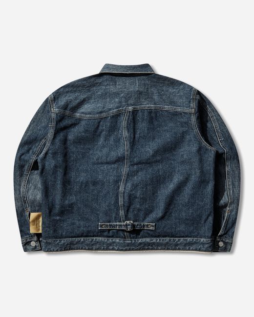 Undercover Blue Men S Denim Blouson Indigo for men