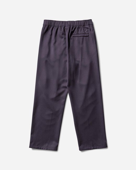 Nike Blue Men S Wool Classic Woven Pants Cave Purple for men