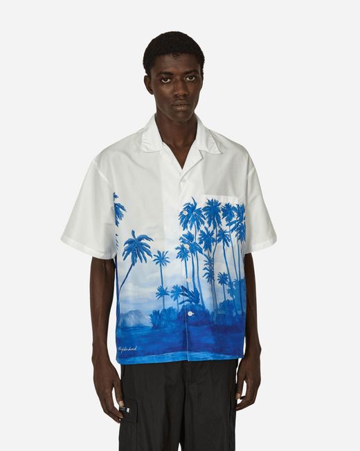 Neighborhood Palm Tree Hawaiian Shirt in Blue for Men | Lyst