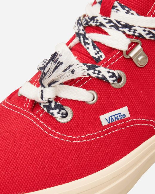 Vans Red Premium Authentic Hi 2.0 Sneakers for men