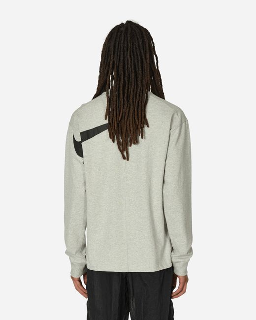 Nike Gray Ispa Longsleeve T-shirt Grey Heather for men