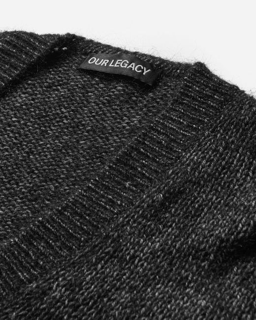 Our Legacy Black S Academy Cardigan Pepe Nero