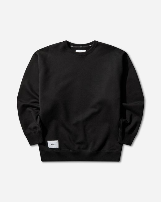 WTAPS S Sign-Yd Crewneck Sweatshirt in Black for Men | Lyst