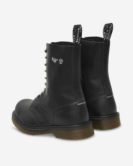 Dr. Martens Black Slam Jam 1490 Outlier Steel Toe Boots for men