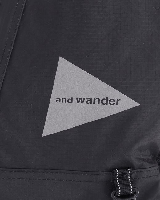 And Wander Black Ecopak 18l Backpack for men