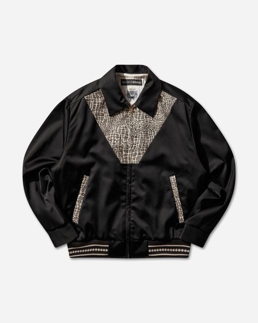 Wacko Maria Black S Wolf S Head 50 S Jacket (Type-2) for men