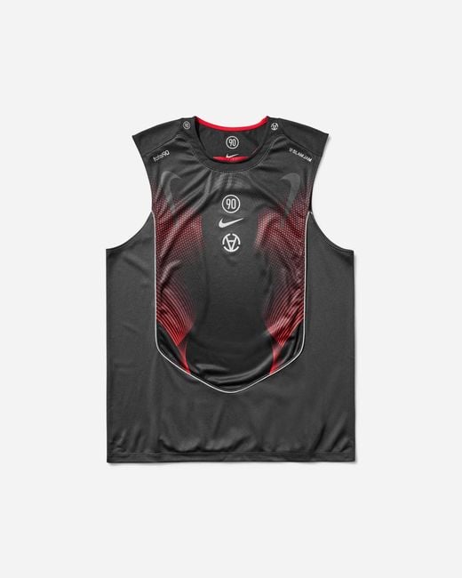 Nike Black Slam Jam Total 90 Dri-fit Sleeveless Jersey Anthracite for men