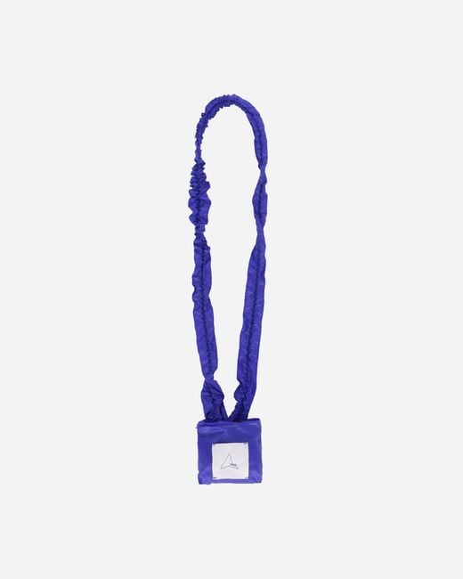 Roa Blue Laki Small Packable Knot Bag for men
