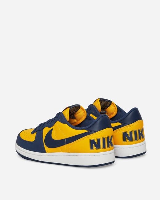 Nike Yellow Terminator Low Sneakers University Gold / Navy for men