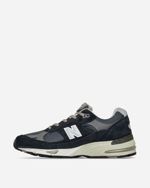 New Balance White Wmns Made In Uk 991 Sneakers Navy