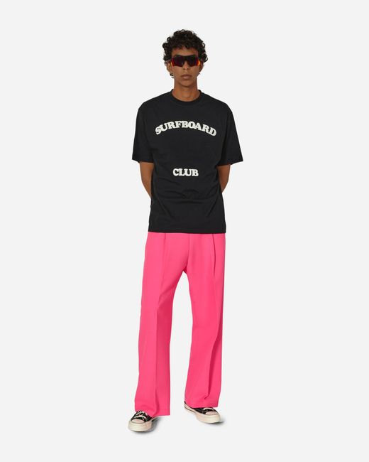 Stockholm Surfboard Club Black Printed T-shirt for men
