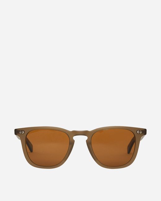 Garrett Leight Brown Brooks X Sunglasses Matte Olio for men