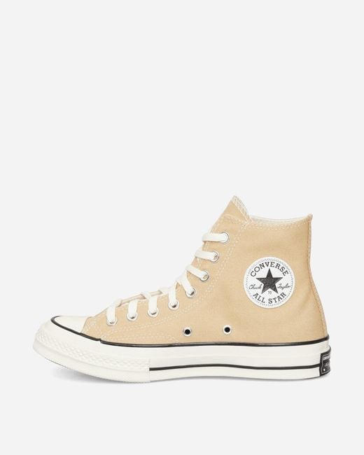Converse Natural Chuck 70 Vintage Canvas Sneakers Hay Day Brown for men