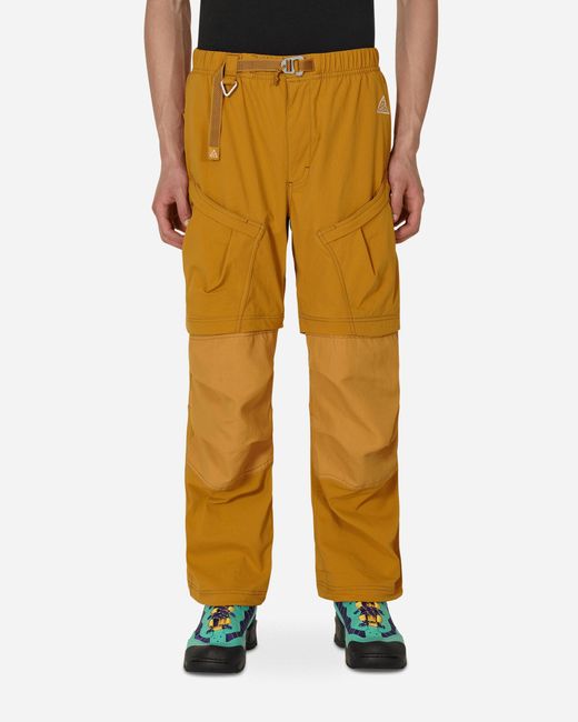 Nike Acg Smith Summit Cargo Pants Yellow for men