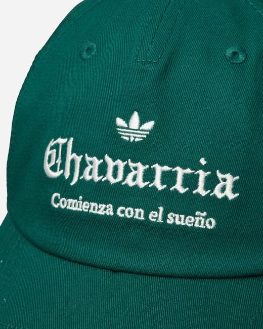 Adidas Green Willy Chavarria Logo Hat Collegiate for men