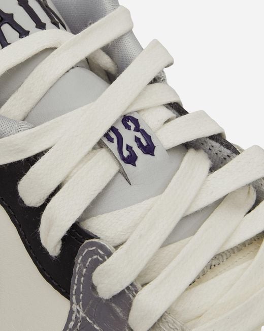 Nike White Wmns Air Jordan 1 Low Se Sneakers Sail / Cement Grey / Black for men