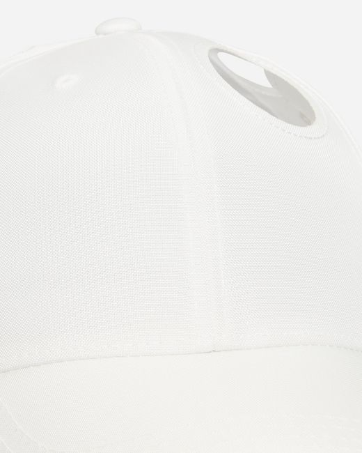 KANGHYUK White Readymade Airbag Hole Cap for men