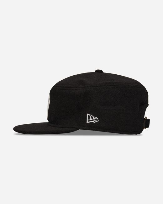 KTZ Black New York Yankees Mlb Cooperstown Pin Pillbox Adjustable Cap for men