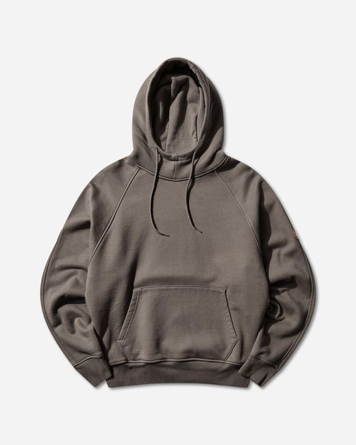 Cav Empt Gray Men S Solid Big Heavy Hoodie Khaki for men