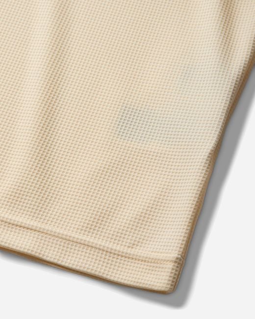 Adidas Natural Chest Stripes Polo Warm Vanilla for men