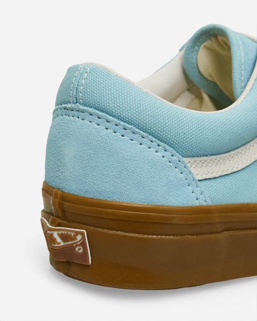 Vans Blue Premium Old Skool Gum Sneakers Crystal for men