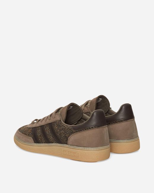 Adidas Brown Handball Spezial Sneakers Aurora Coffee for men