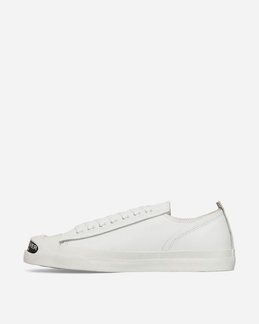 Undercover Natural S Toe Logo Leather Sneakers for men