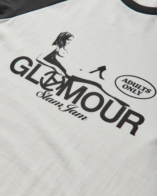 Hysteric Glamour Black Slam Jam Hysteric Angels Raglan Longsleeve T-Shirt for men