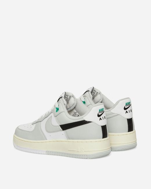 Nike Air Force 1 07 Sneakers Light Silver / Black in White | Lyst
