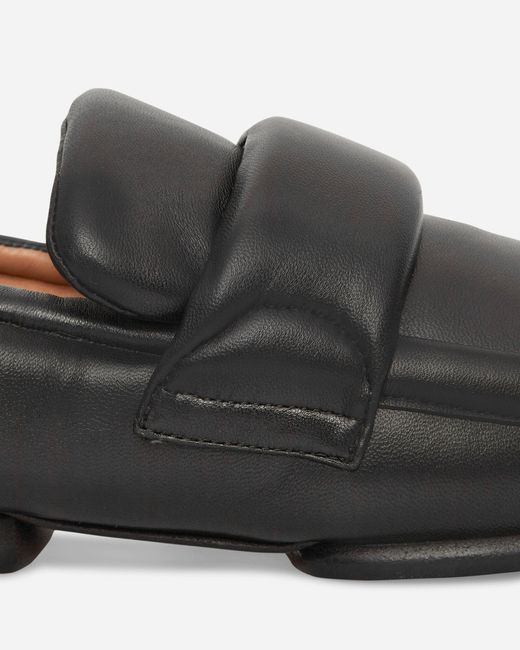 Dries Van Noten Black Padded Leather Loafers for men