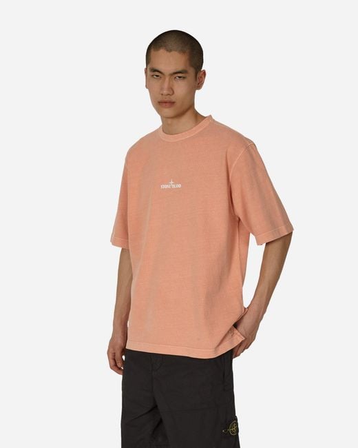 Stone Island Natural Closed Loop Project T-shirt Rust for men