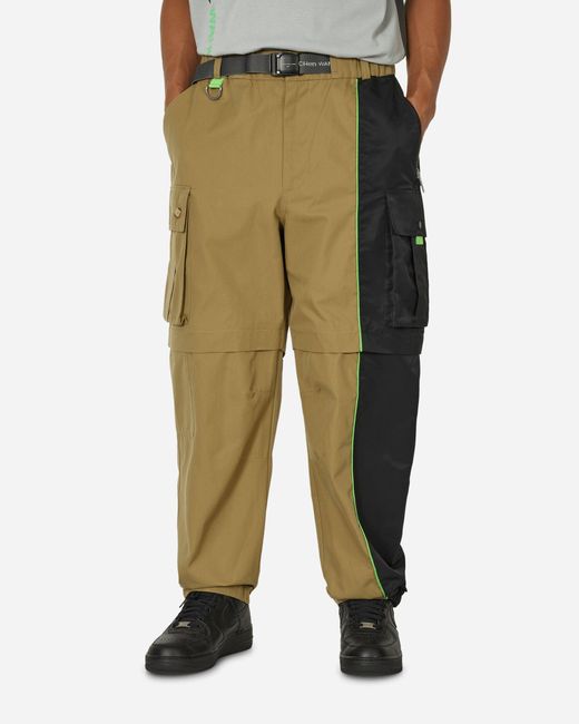 Nike Green Feng Chen Wang Convertible Cargo Trousers Khaki / Black for men