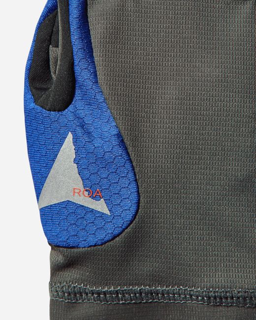 Roa Andie Base Layer Gloves Anthracite / Blue for men
