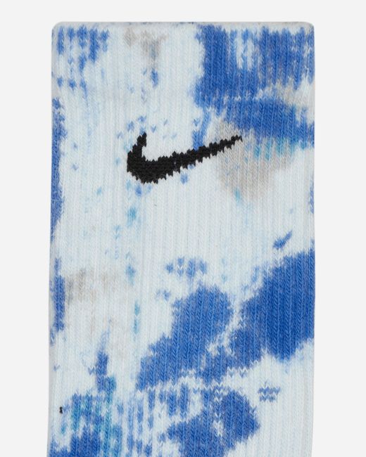 Nike Blue Everyday Plus Cushioned Crew Socks for men