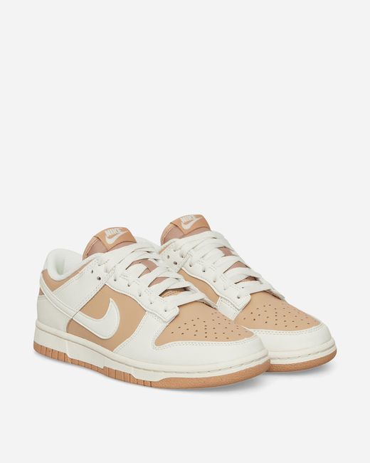 Nike White Wmns Dunk Low Next Nature Sneakers Hemp