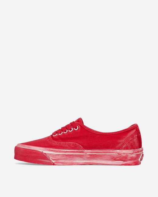Vans Red Authentic Reissue 44 Lx Sneakers Dip Dye Tomato Puree for men