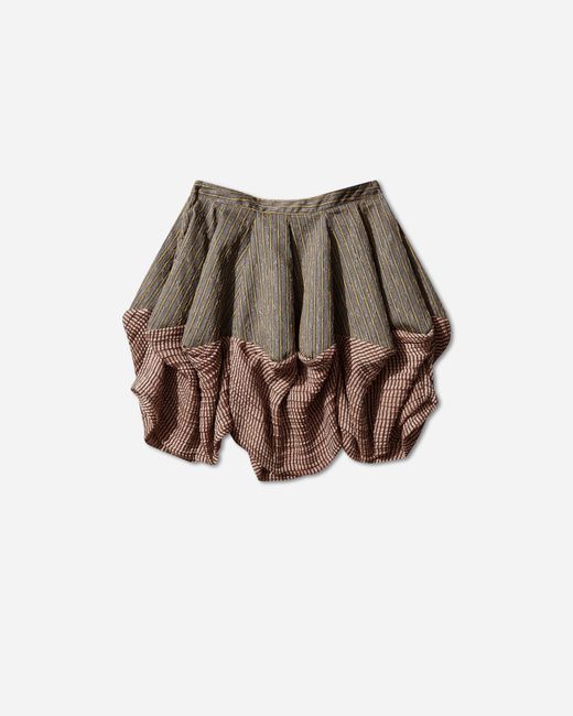 Kiko Kostadinov Multicolor S Evelyn Skirt Charcoal Sunshine