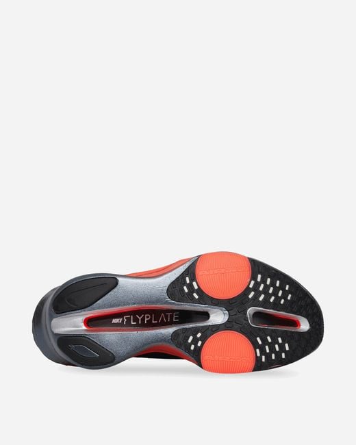 Nike Black Air Zoom Alphafly 3 Sneakers Metallic Bright Crimson for men